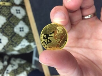 První fairmined mince světa