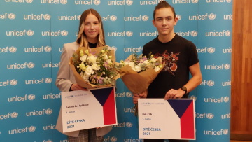 Vítězové ankety Dítě Česka, kterou organizovala česká pobočka Dětského fondu OSN – UNICEF 