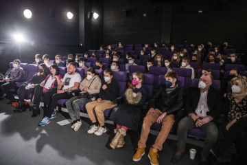 The Award Ceremony of A-FilmTeensFest took place on December 4th, 2021 in Prague „Kino Pilotu“. The audience was formed mainly by the Czech directors and other crew members of Czech winning films, and sometimes also of their family members.