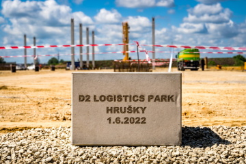 Výstavba logistického areálu D2 Park