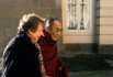 J. S. dalajlama s prezidentem Václavem Havlem, Lány 1990. FOTO Stanislav Doležal