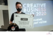 Vítěz soutěže Creative Business Cup Jan Sláma, jehož firma FaceUp vyvinula aplikaci na boj se šikanou.
